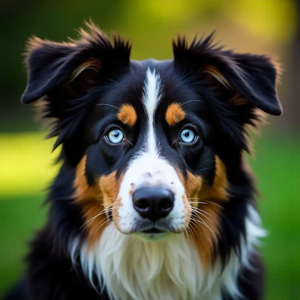 Captivating Blue-Eyed Aussie Close-Up