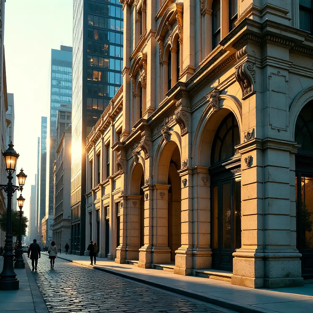 Facade Fusion: Historic Ornament Meets Modern Towers