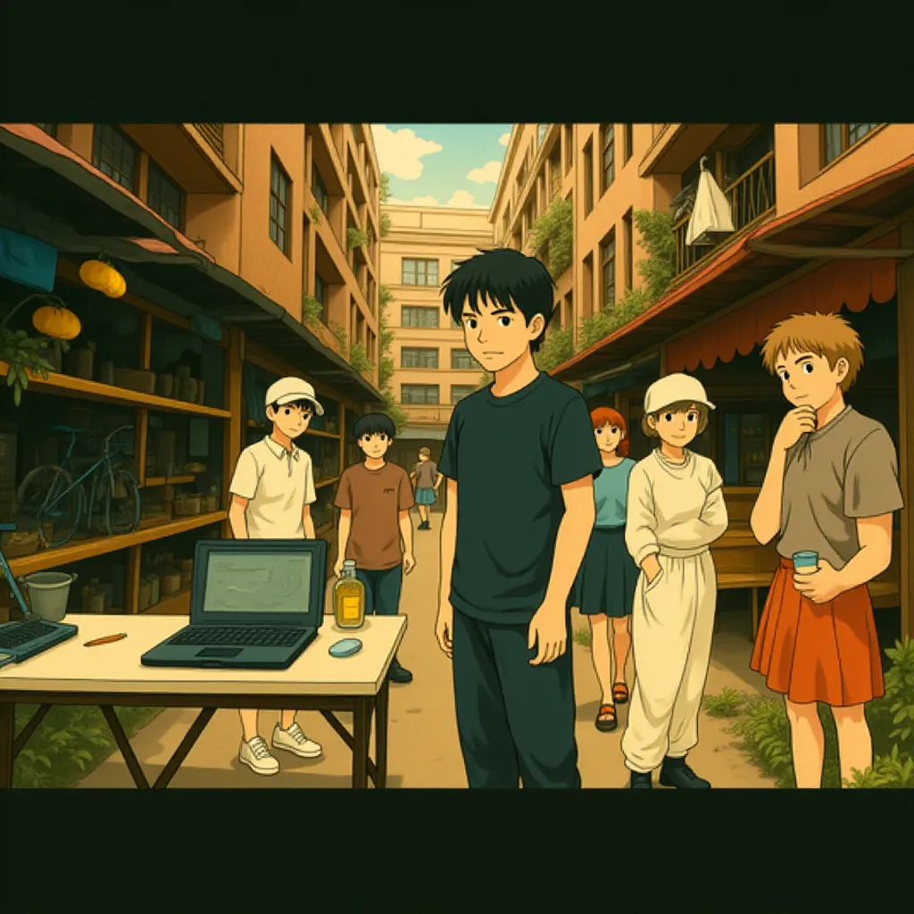Steven Soderbergh in Contagion (2011) - Anime style