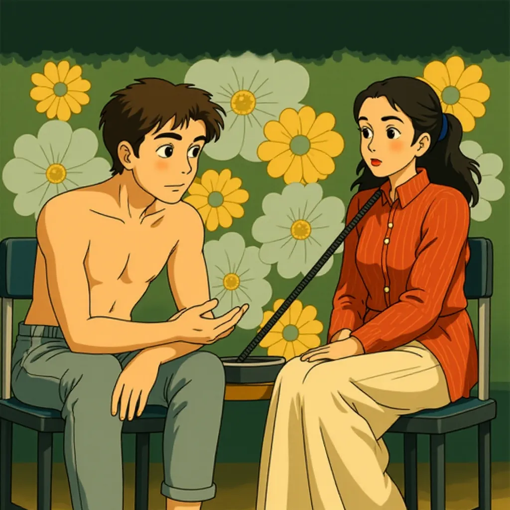Josh Hartnett and Lucy Liu in Lucky Number Slevin (2006) - Anime style