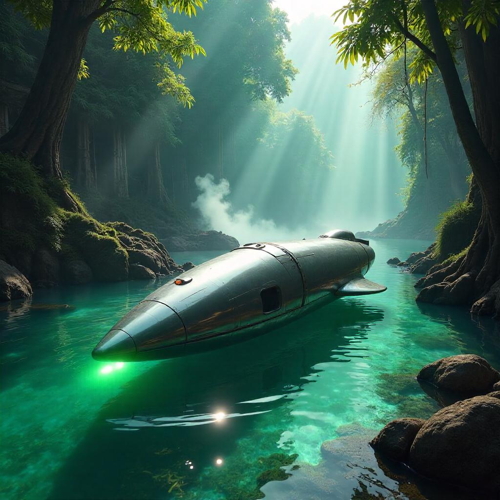 Hidden Lagoon Rocket Concept Art