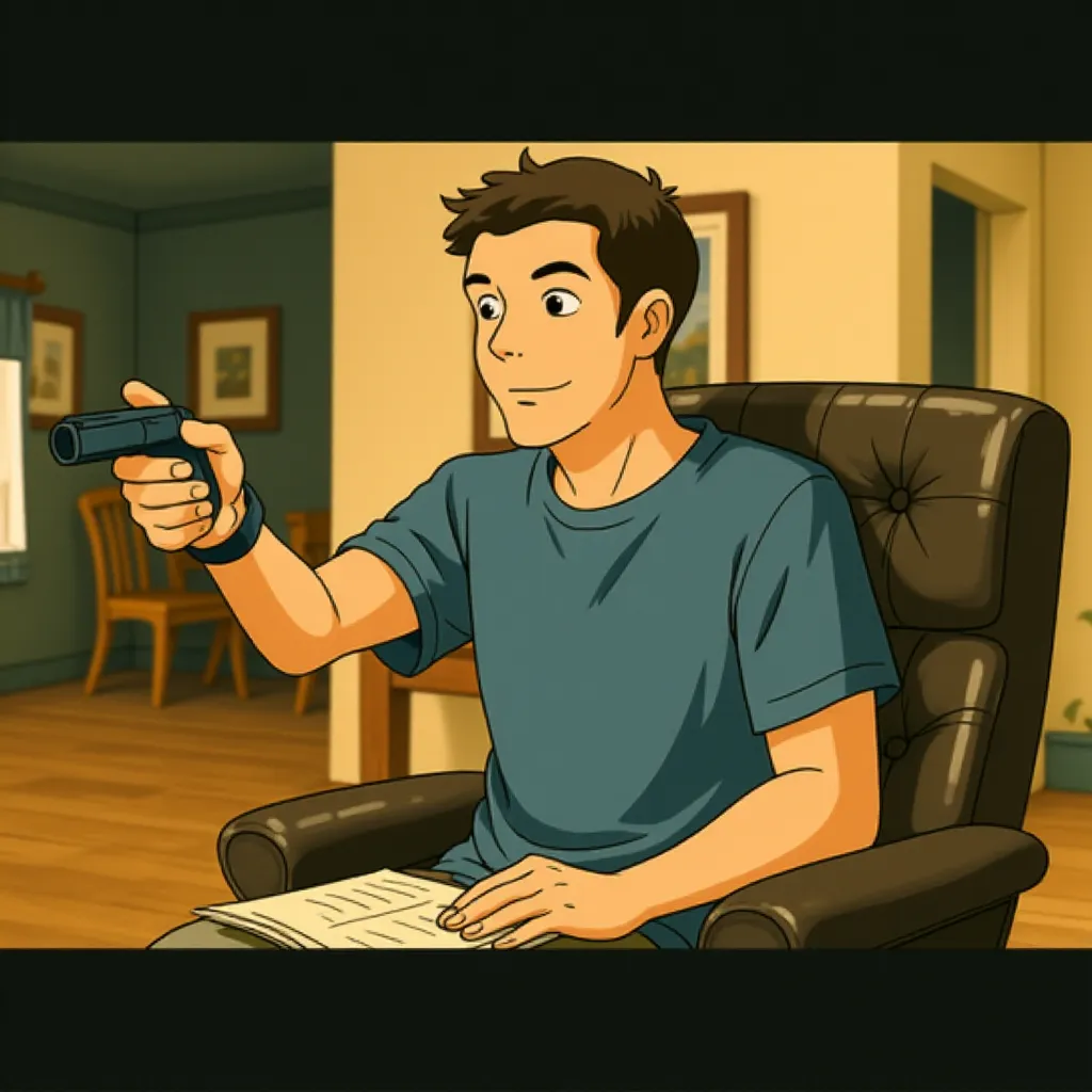 Adam Sandler in Click (2006) - Anime style