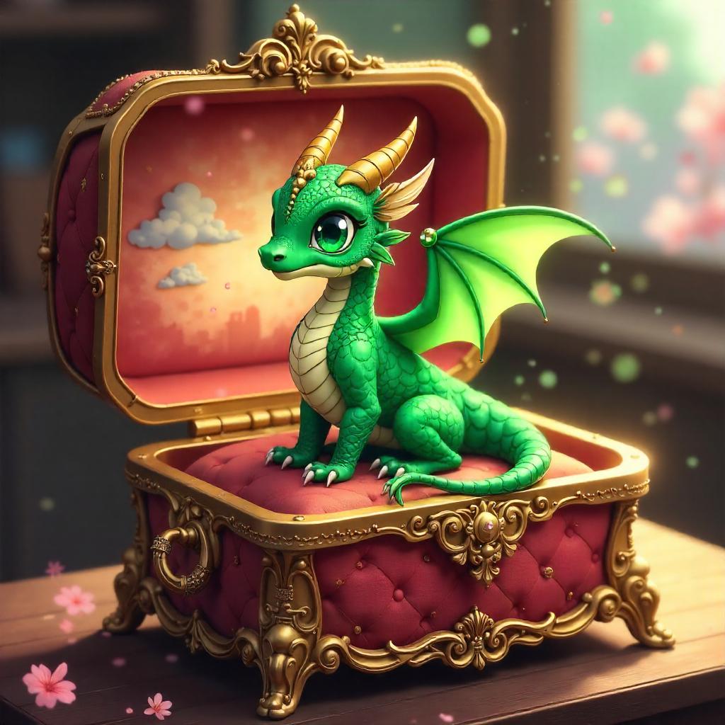 Wyvern in a Music Box: Anime-Style Fantasy