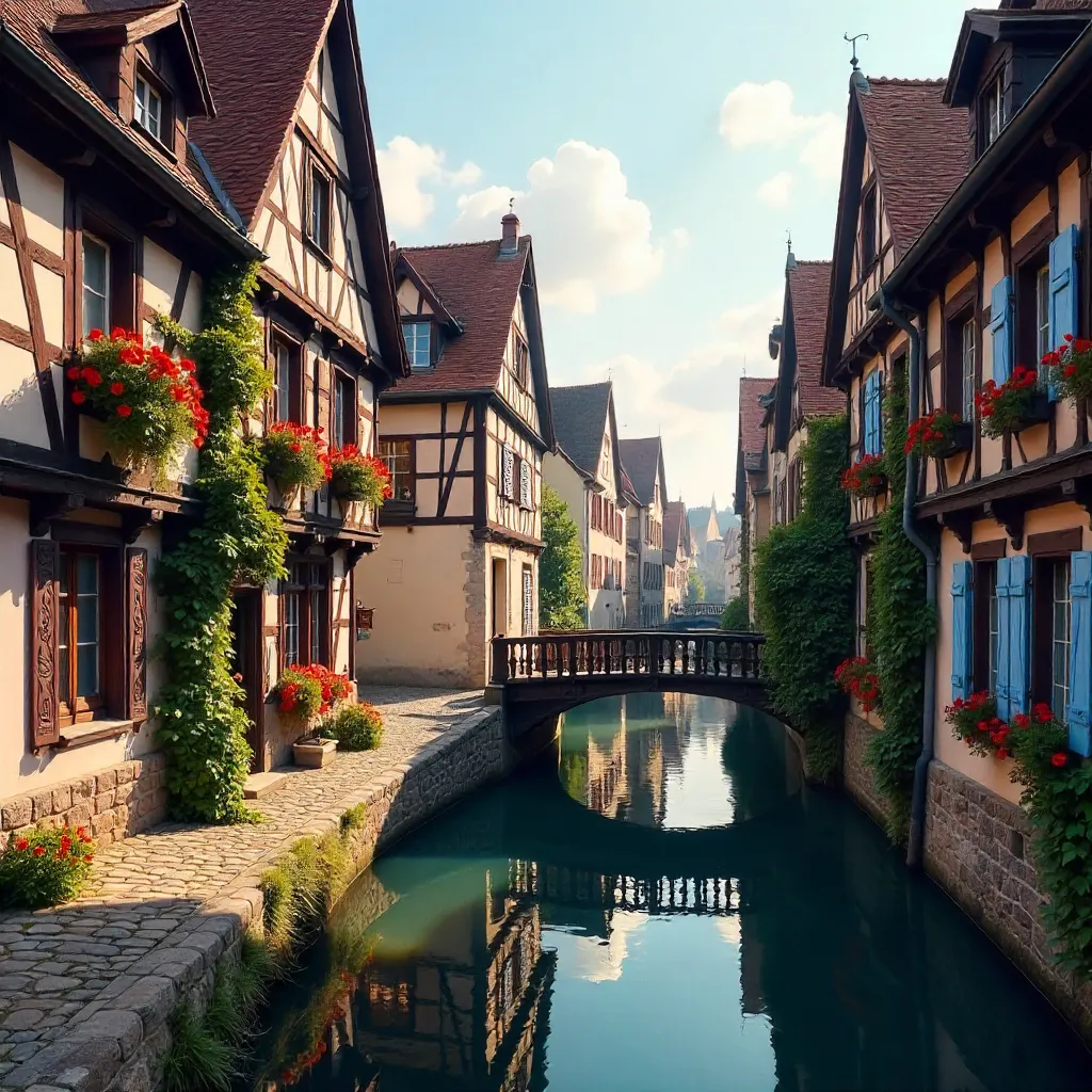 Colmar Alsatian Half-Timbered Charm