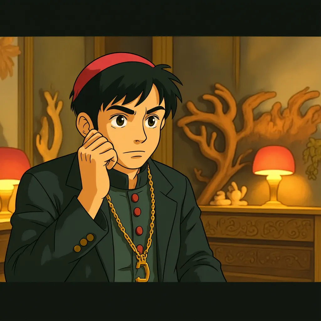 Alfred Molina in The Da Vinci Code (2006) - Anime style