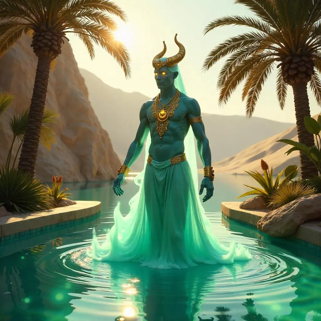 Djinn Emergence in an Oasis