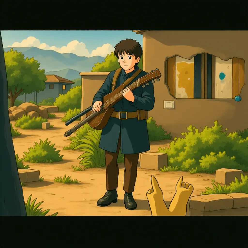 Sharlto Copley in District 9 (2009) - Anime style