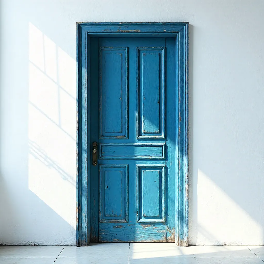 Abstract Blue Door: Free Stock Photo