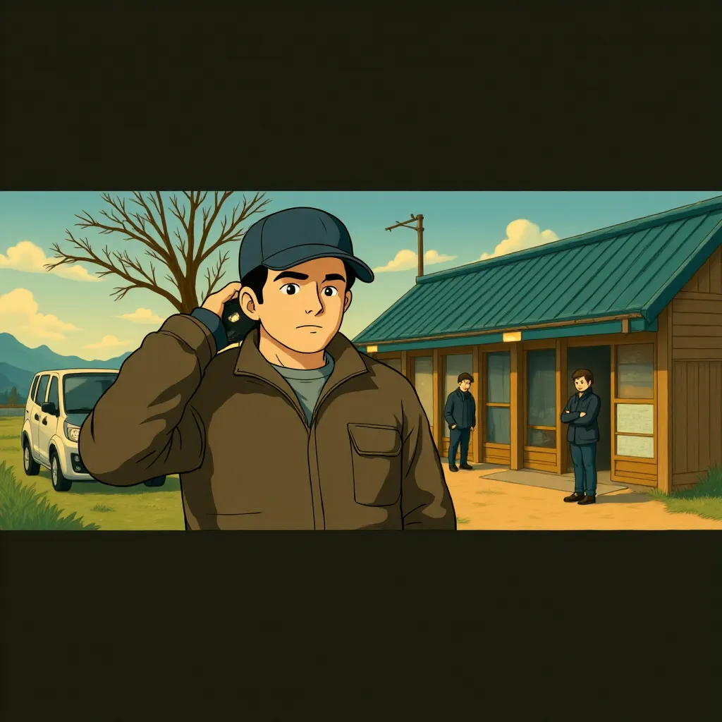 Laurence Fishburne in The Amateur (2025) - Ghibli style
