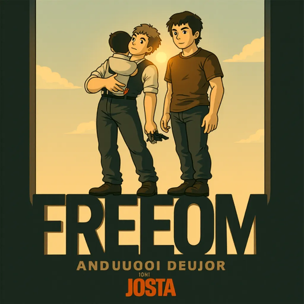 Mira Sorvino, Jim Caviezel, Bill Camp, and Justin Jesso in Sound of Freedom (2023) - Anime style