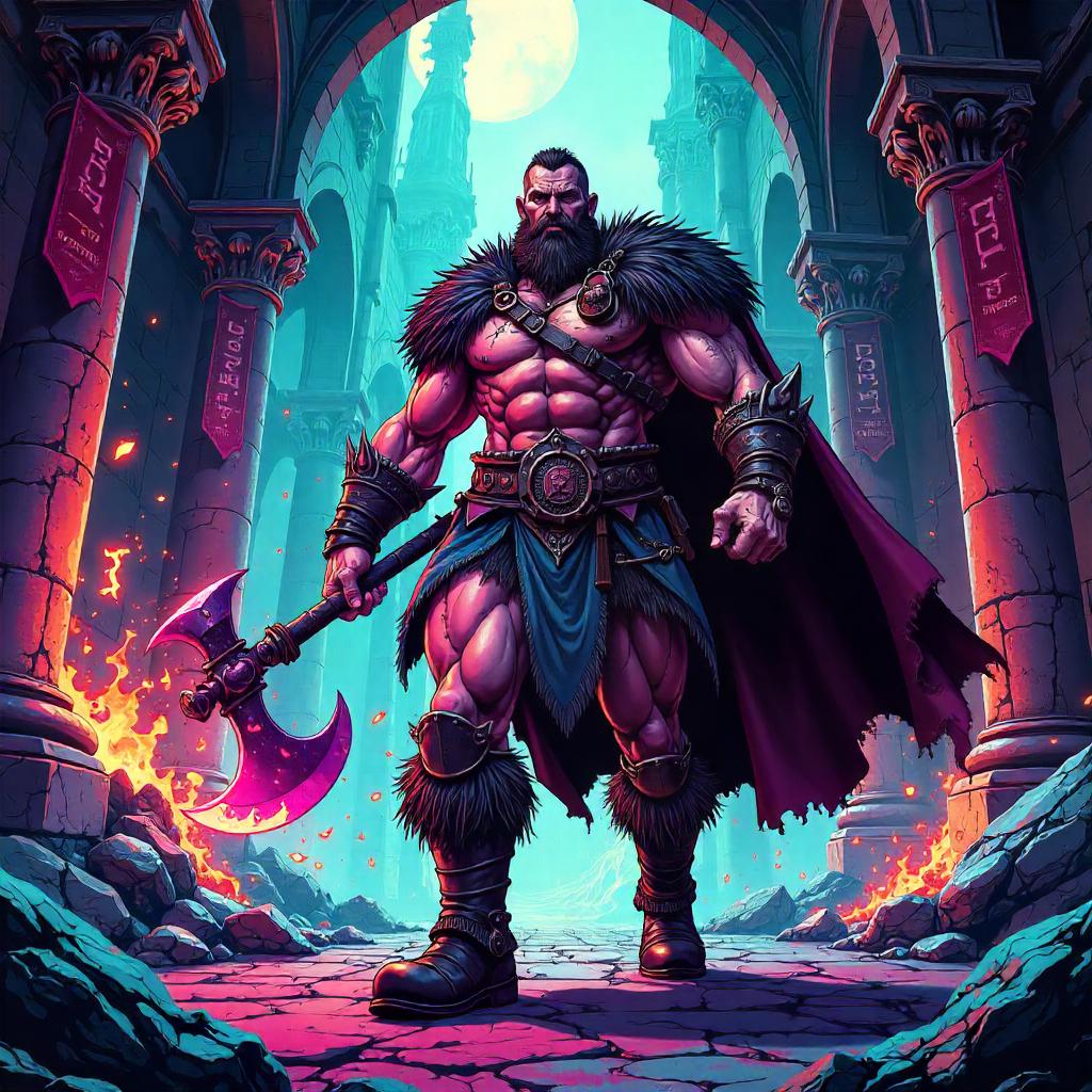 Barbarian in an Enchanted Castle - Comic Epic
