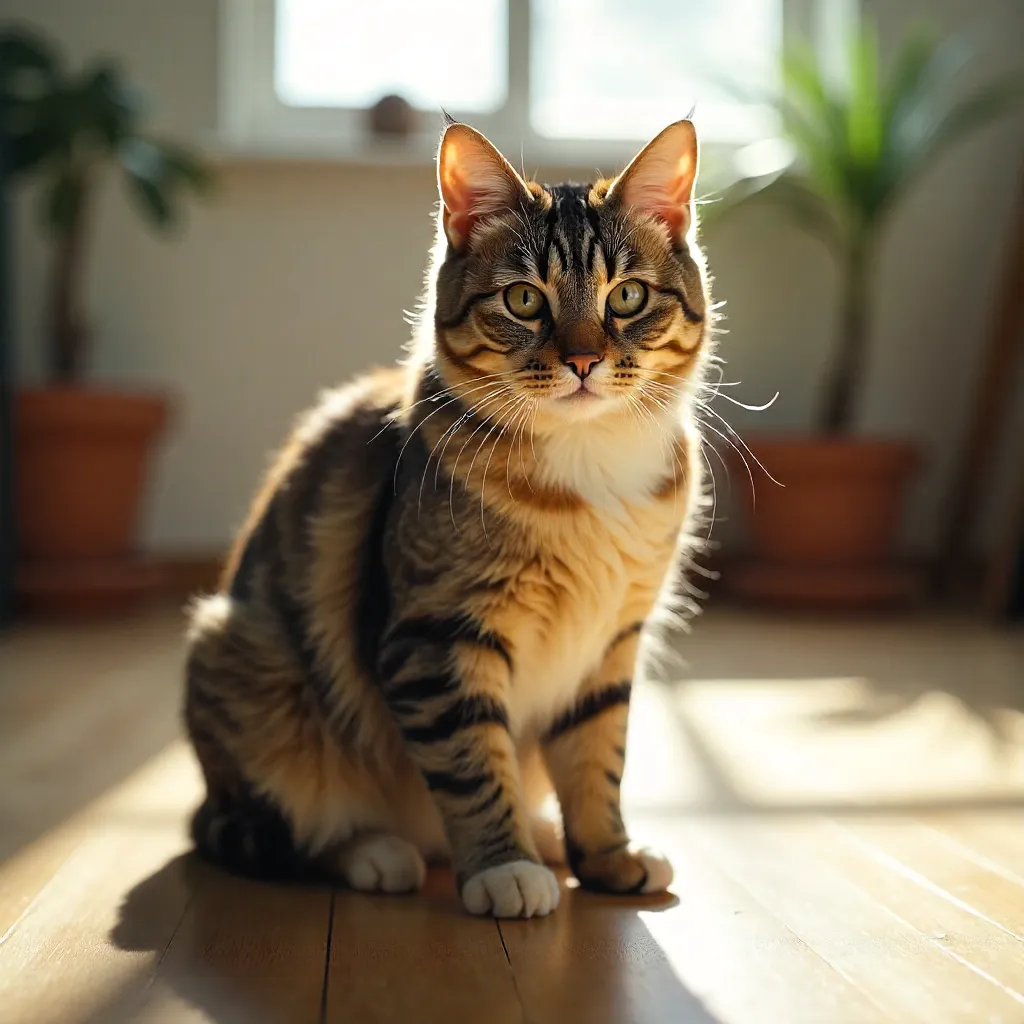 35mm Stock Cat Portrait in Natural Light