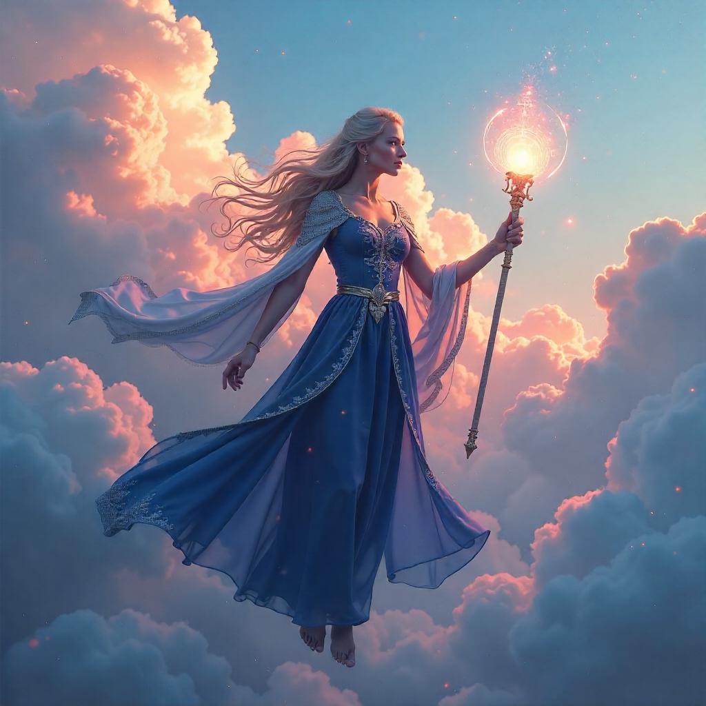 Sorceress in the Cloudscape