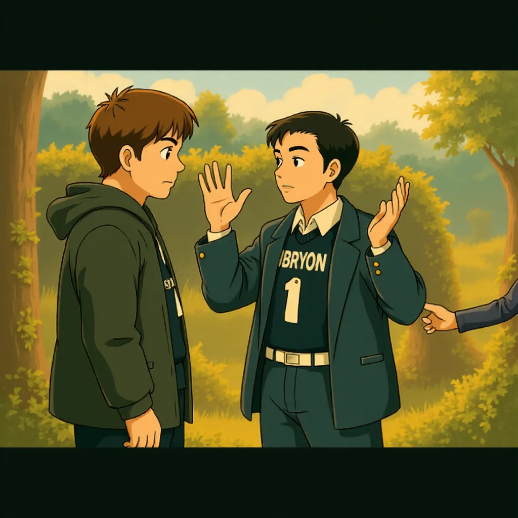 Neill Blomkamp and Sharlto Copley in District 9 (2009) - Anime style