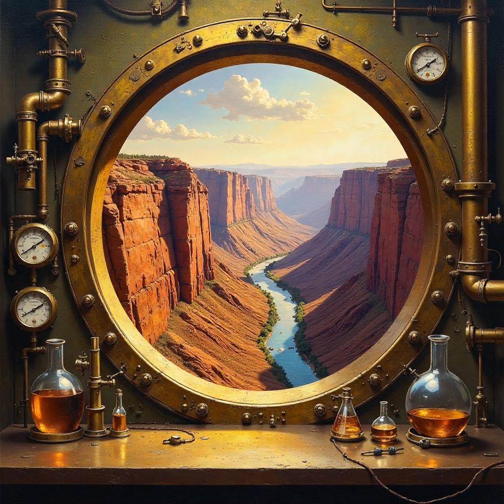 Canyon Reverie in a Brass Laboratory