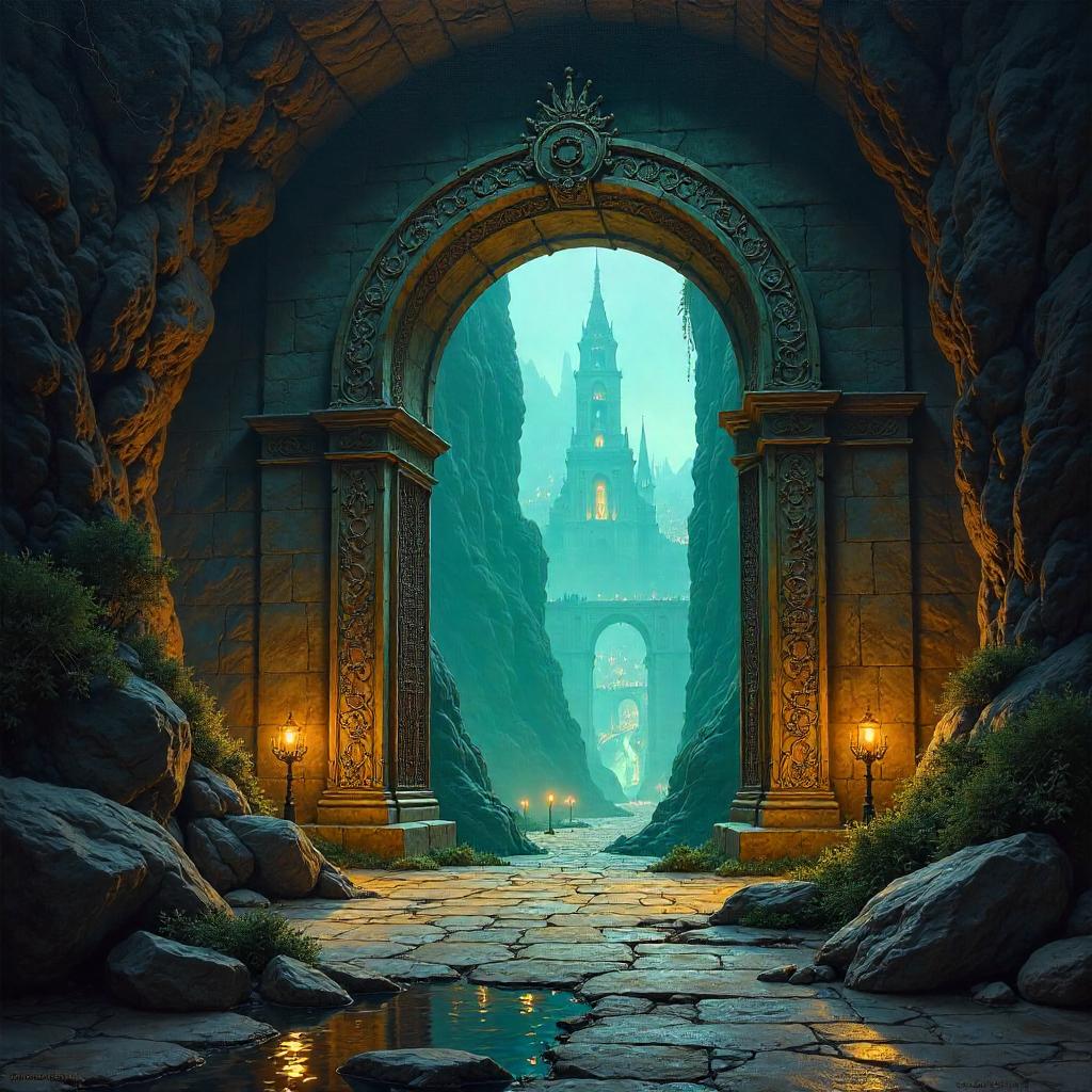Gateway of Echoes in the Underground City