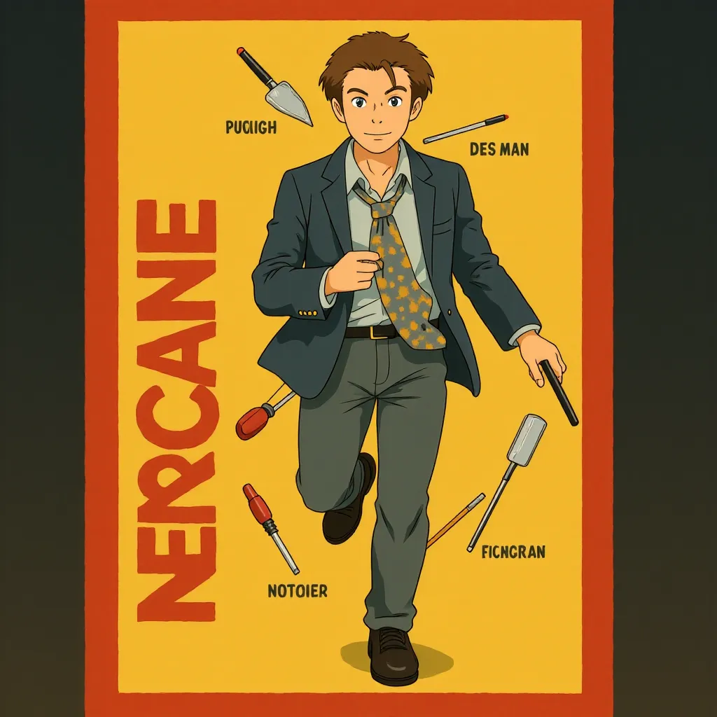 Jack Quaid in Novocaine (2025) - Ghibli style