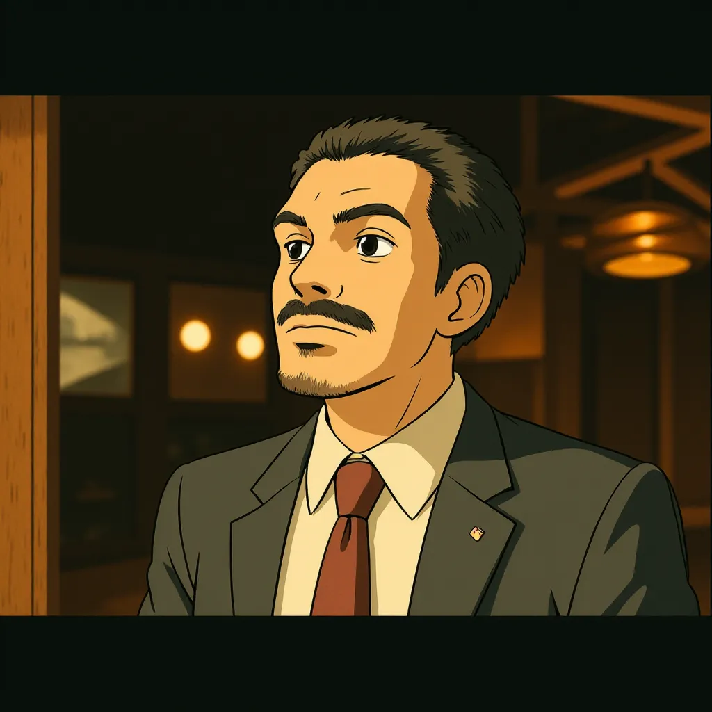 Will Smith in The Pursuit of Happyness (2006) - Anime style