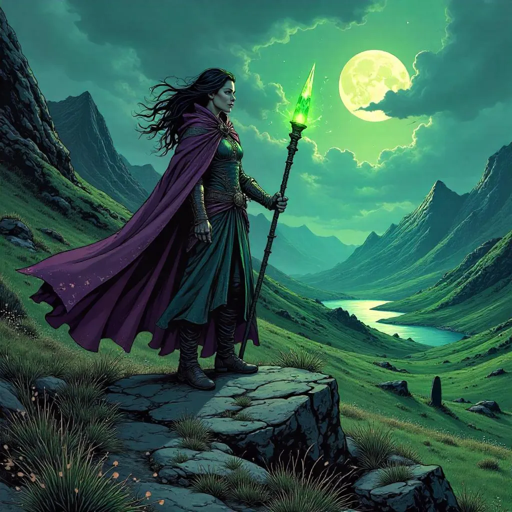 Highland Sorceress: A Comic Book Conjurer