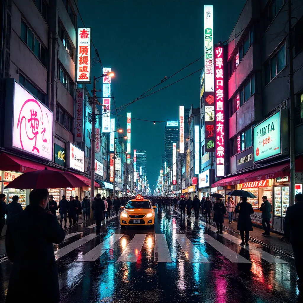Neon Nightlife in Shinjuku