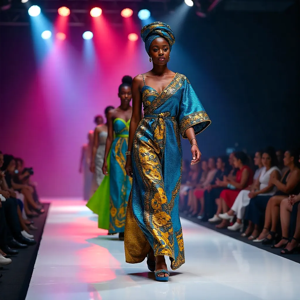 Vibrant Nigerian Runway Fashion Showcase