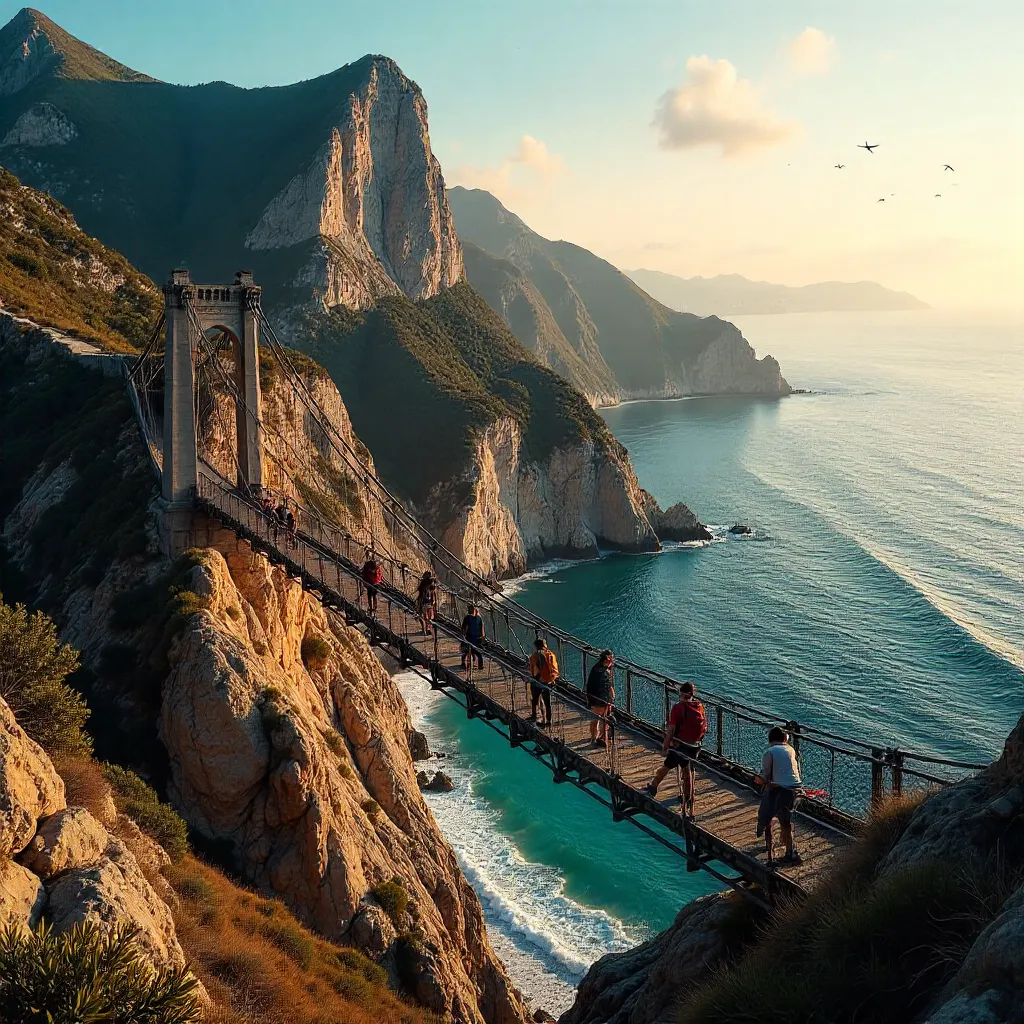 Windsor Suspension Bridge: Gibraltar Adventure Vista