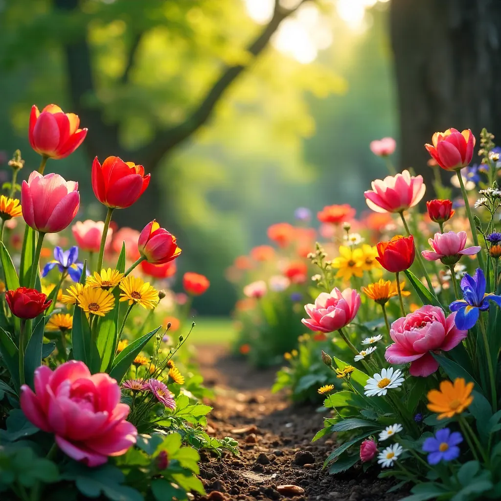 Vibrant Spring Bloom Symphony