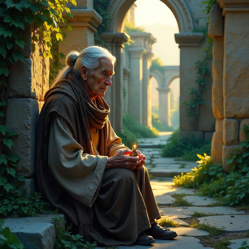 Whispers of Time Among Ruins