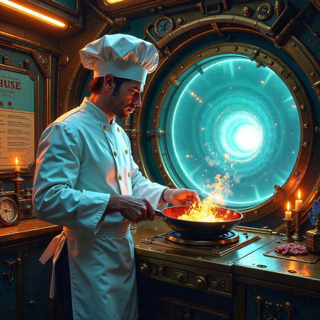 Time-Traveling Chef in a Digital Time Machine
