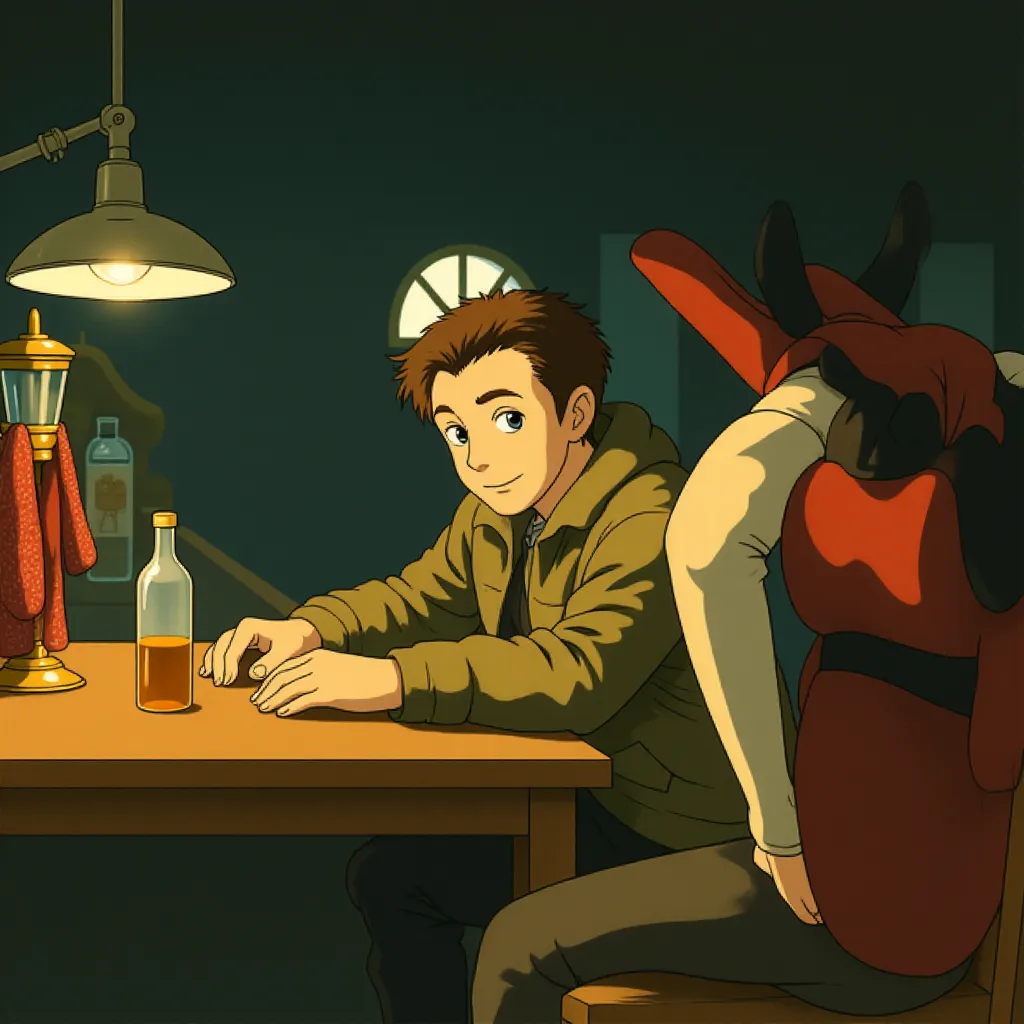 Hugh Jackman in Deadpool & Wolverine (2024) - Ghibli style