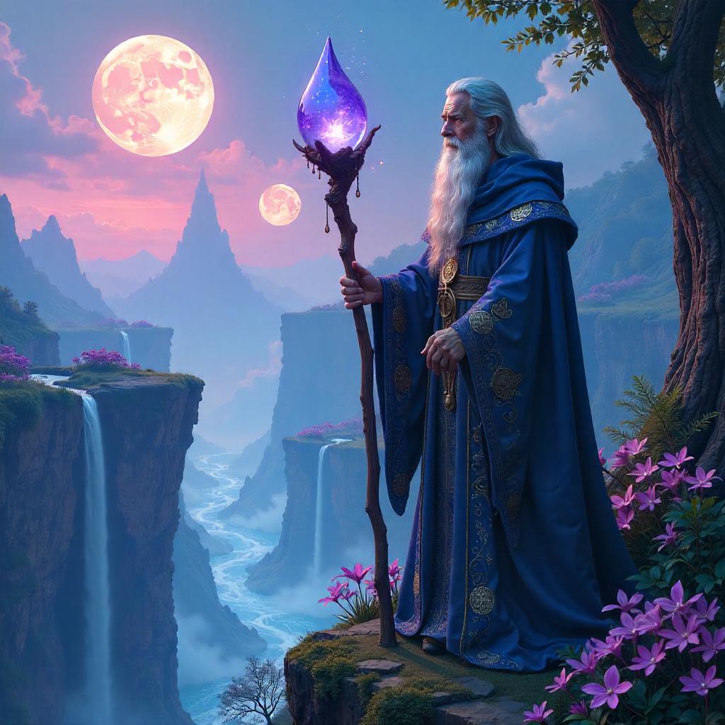 Photorealistic Wizard in a Dream World