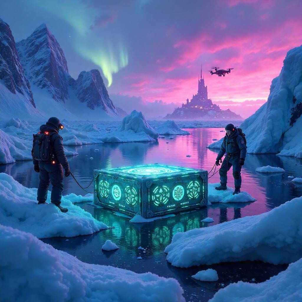 Neon Sanctum on Ice: A Cyberpunk Relic