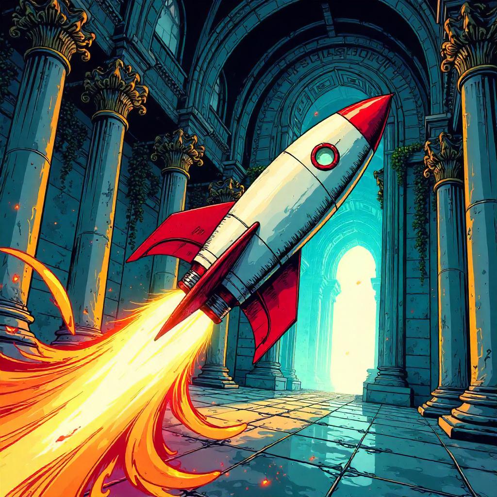 Rocket in an Enchanted Castle - Comic Epic