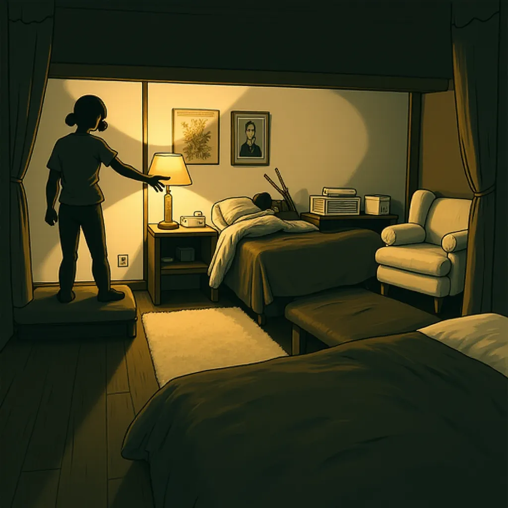 Joseph Bishara and Ty Simpkins in Insidious (2010) - Anime style
