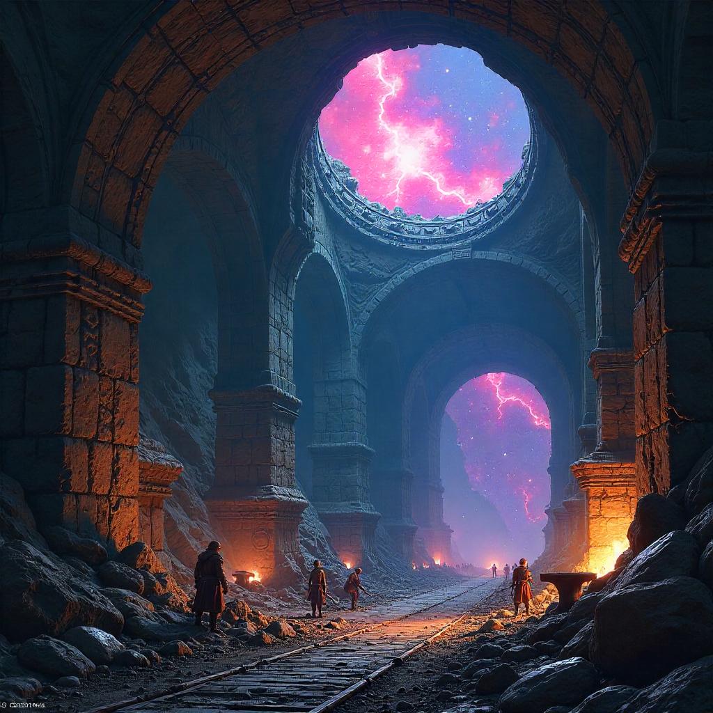 Nebula in the Dwarven Mine: Concept Art