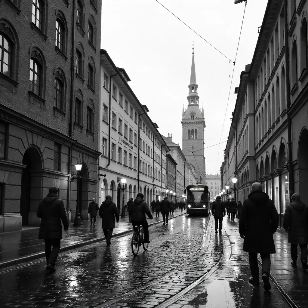 Stockholm in Black and White: Iconic Architecture & City Life