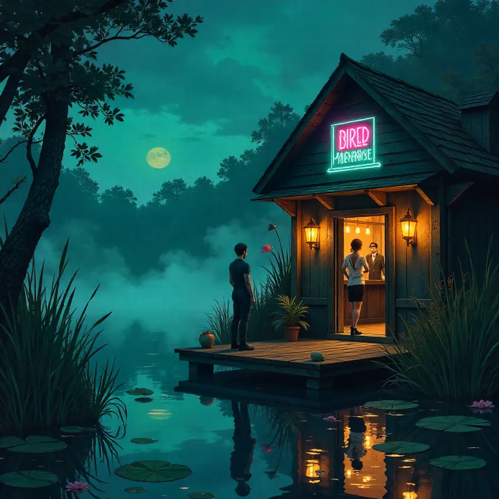 Marsh Noir: Anime Speakeasy in the Fog