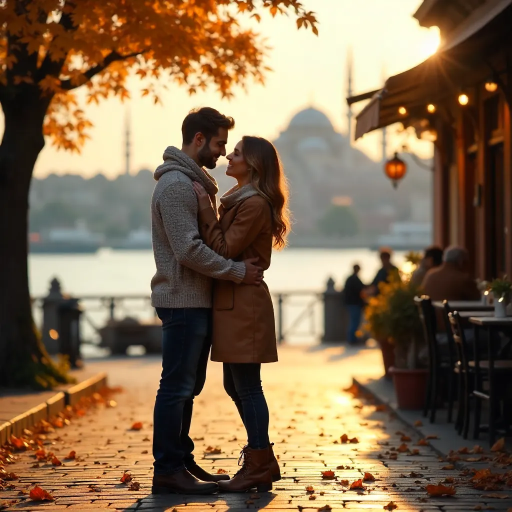 Autumn Embrace in Istanbul