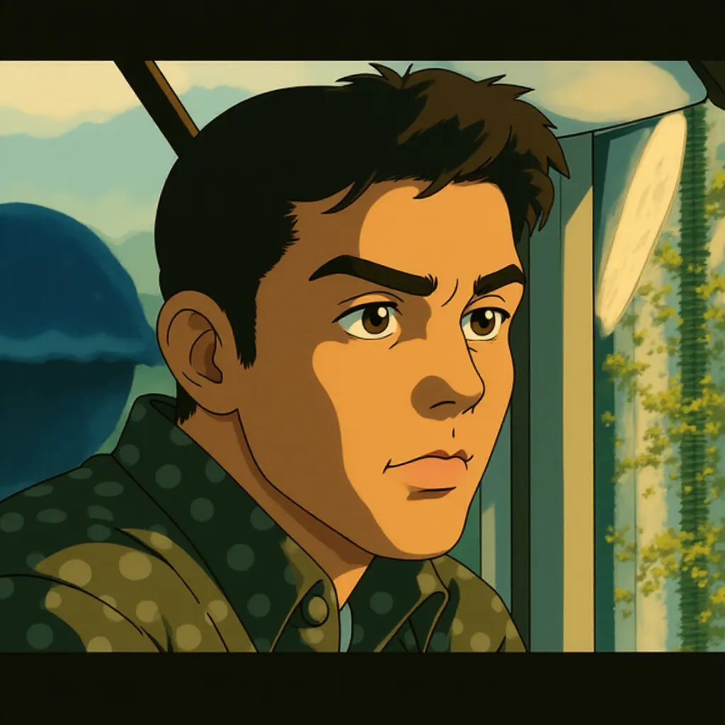 Denzel Washington in Unstoppable (2010) - Anime style