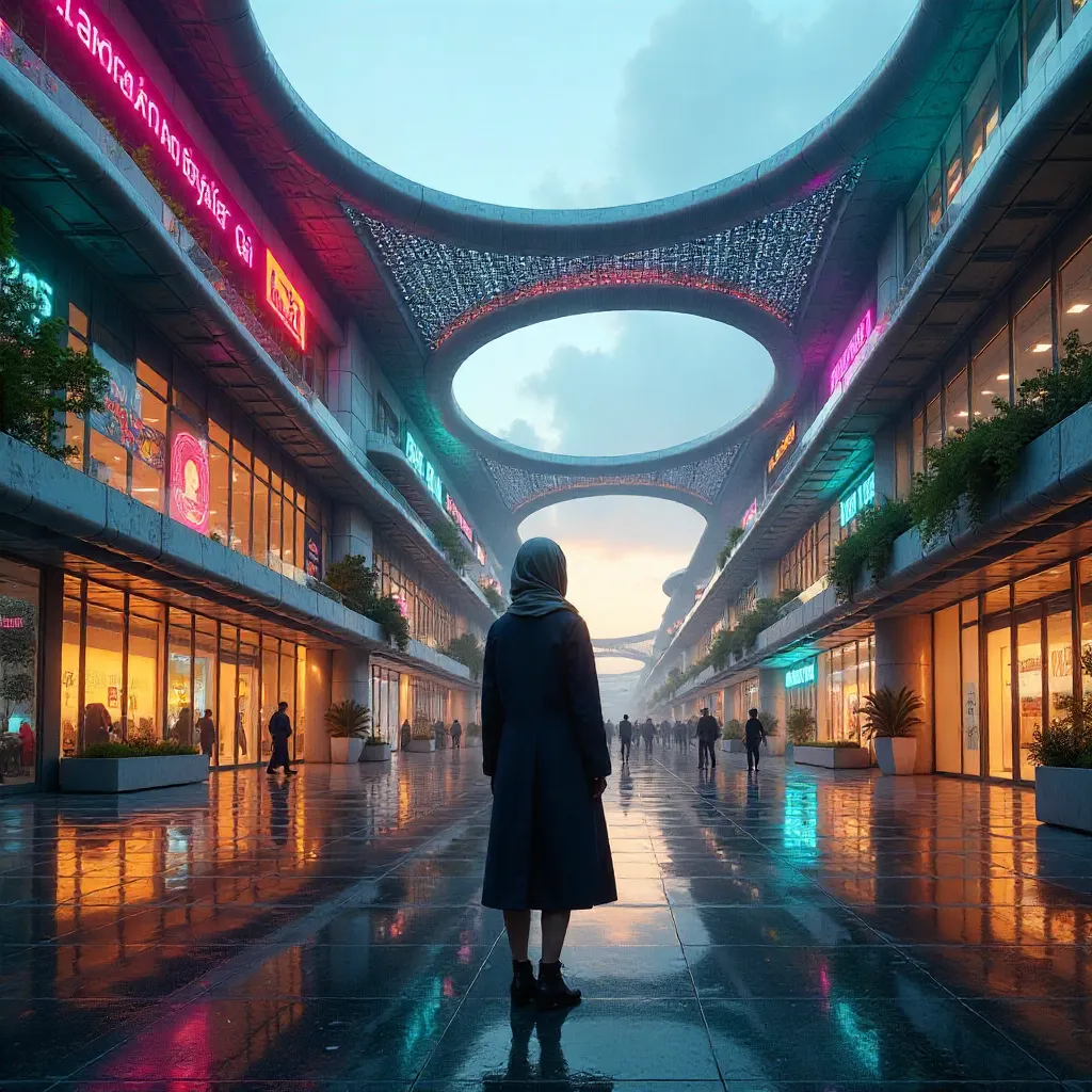 Gazing at Ankara's Futuristic Mall Facade