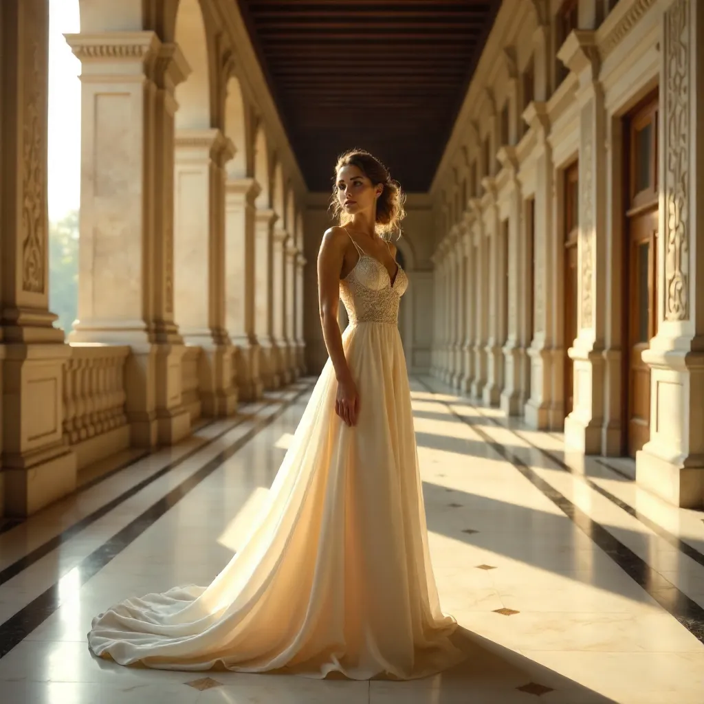 Gown in the Grand Historic Hall