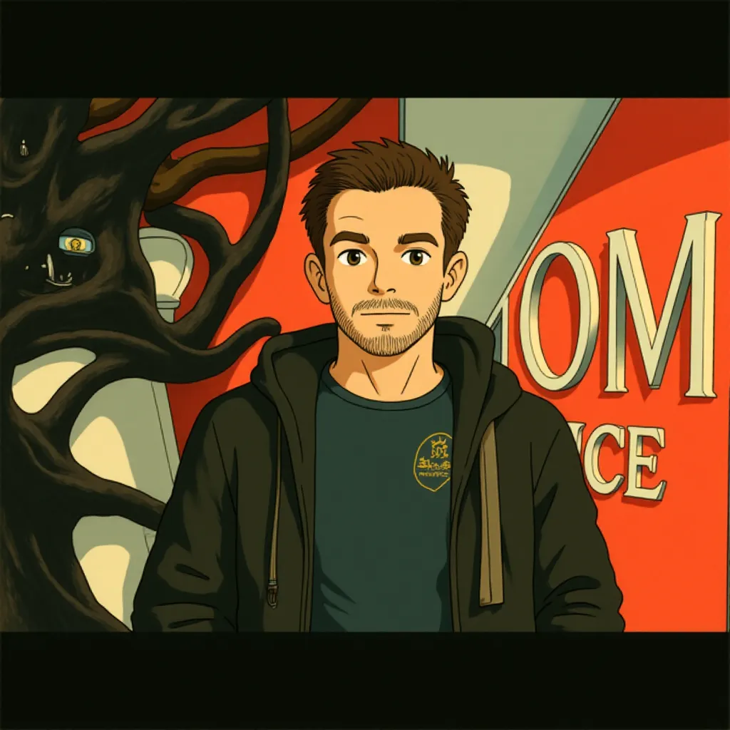 Tom Hardy at an event for Venom: The Last Dance (2024) - Ghibli style
