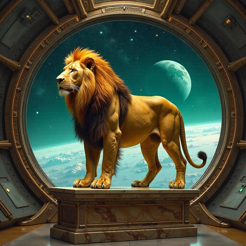 The Lion Keeper of the Orbital Colony