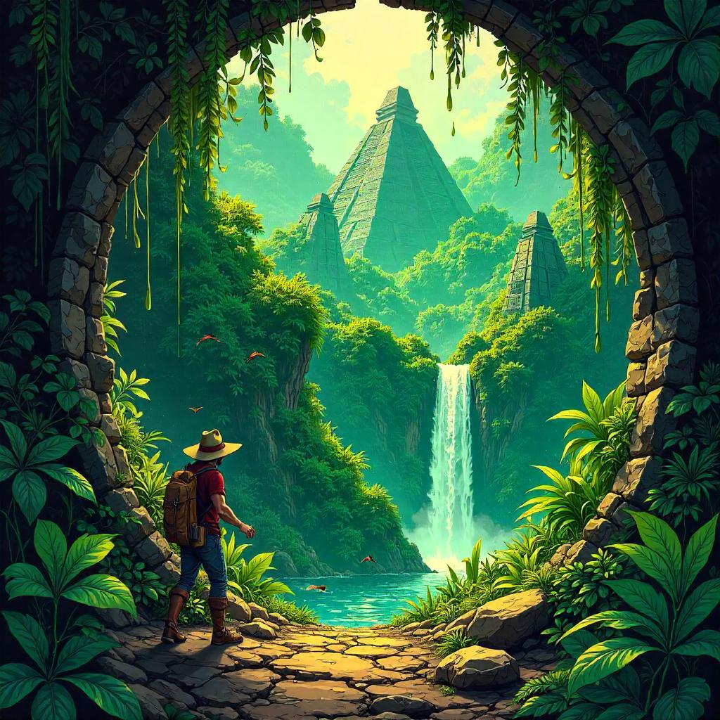 Lost City Jungle: Comic Book Adventure
