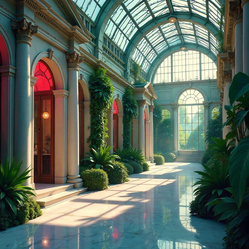 Glassbound Manor: A Digital Greenhouse Dream