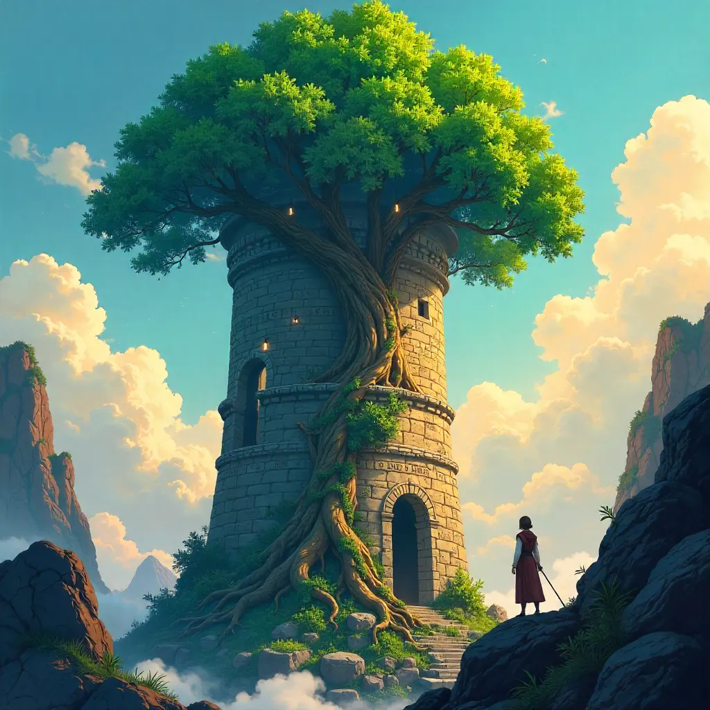 Tree in a Tower: Anime Fantasy