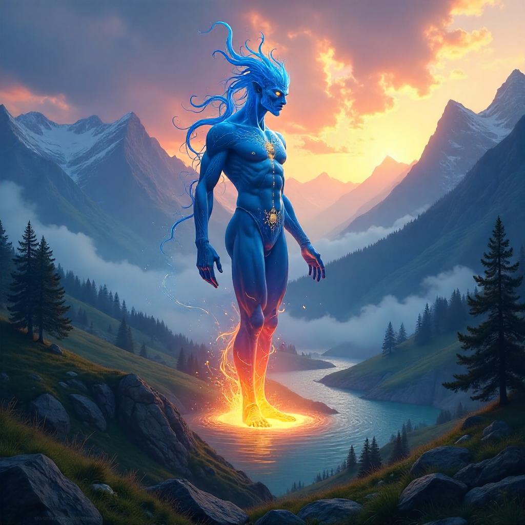 Djinn Awakening in the Mountain Valley