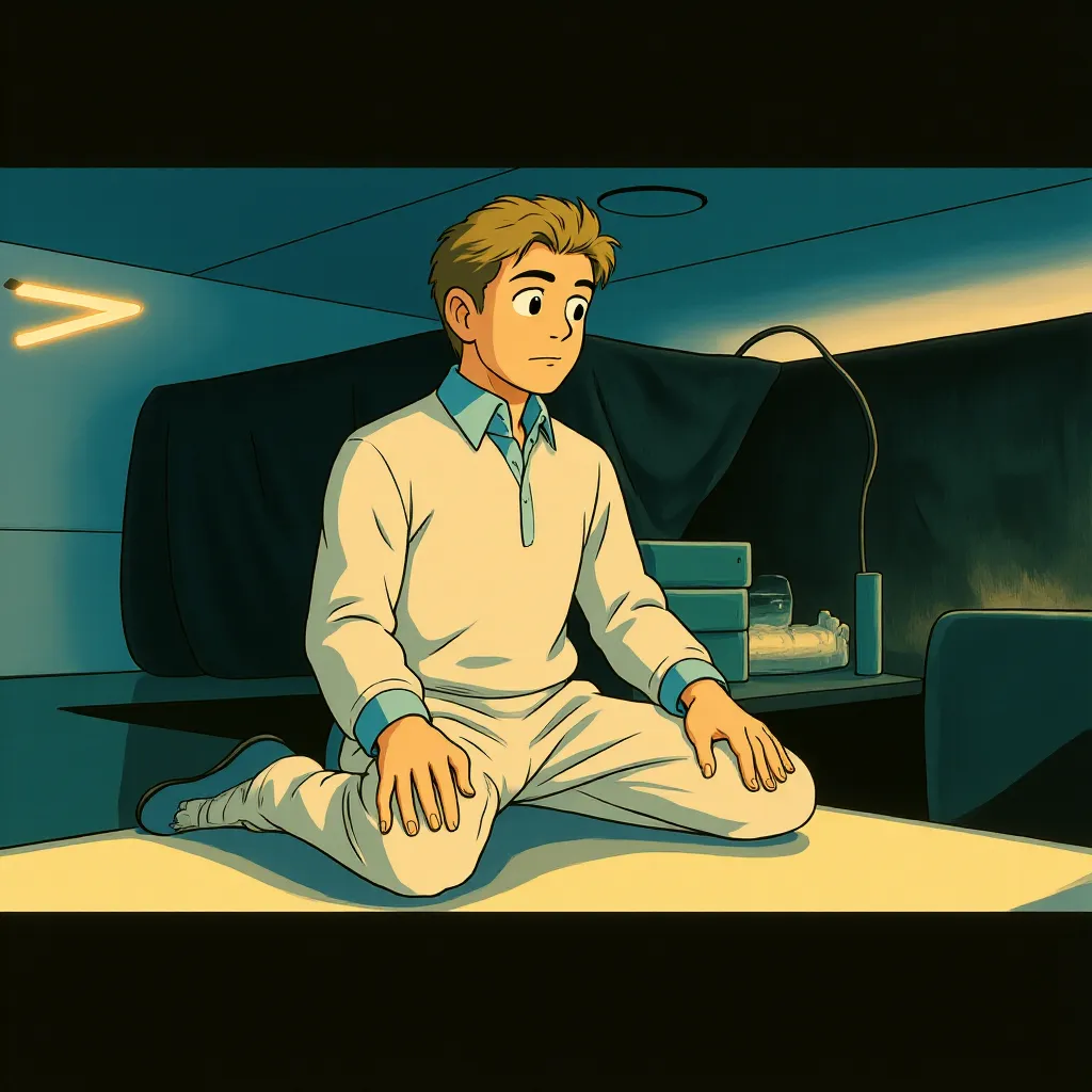 Jeff Bridges in Tron: Legacy (2010) - Anime style