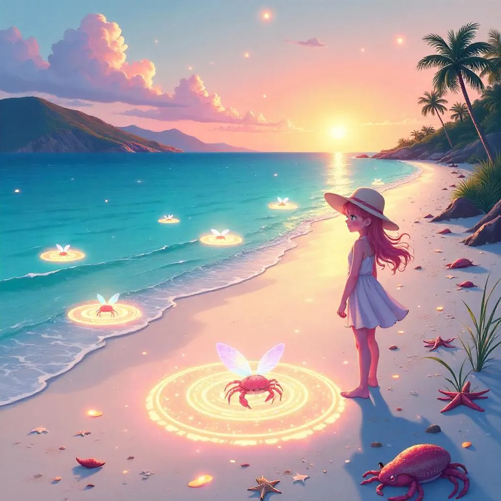 Sunset Beach Anime: Fairy Ring Circles