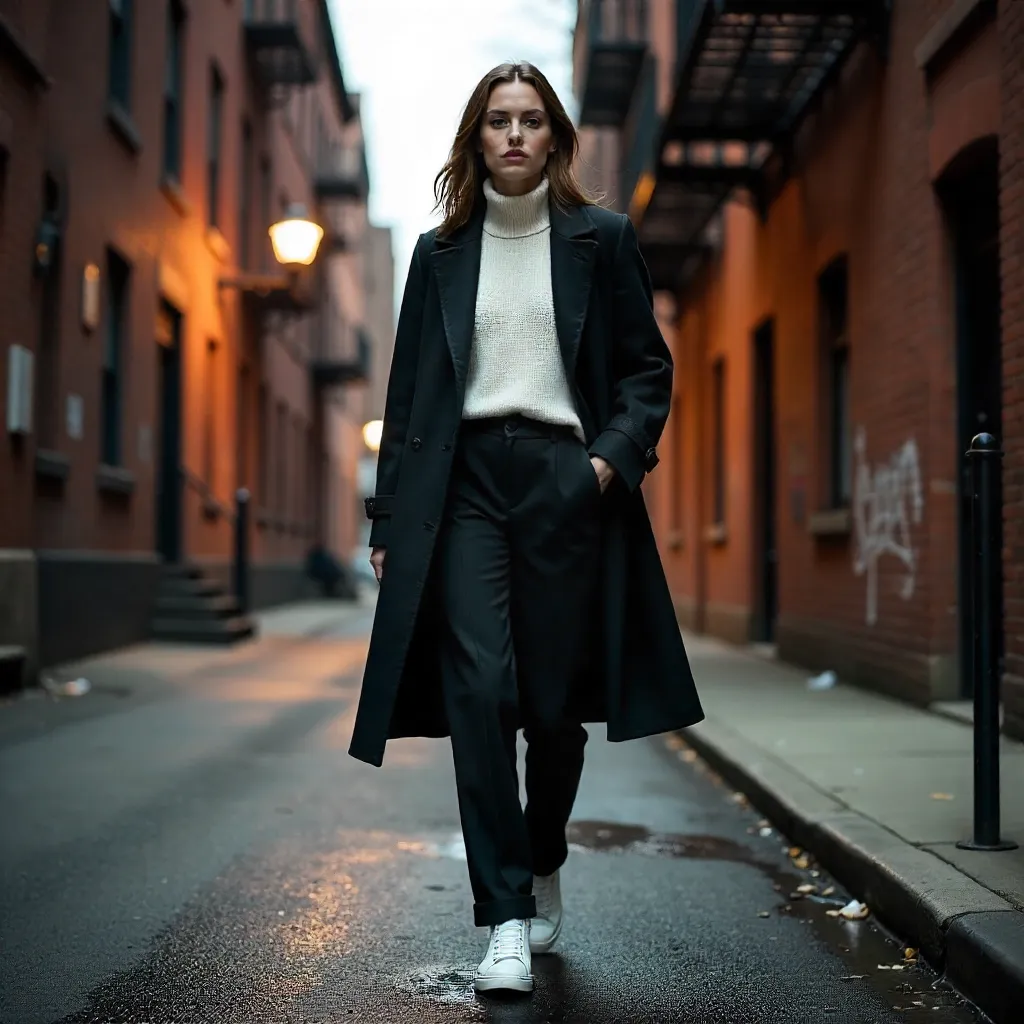 Minimalist Streetwear in NYC: Urban Contrast